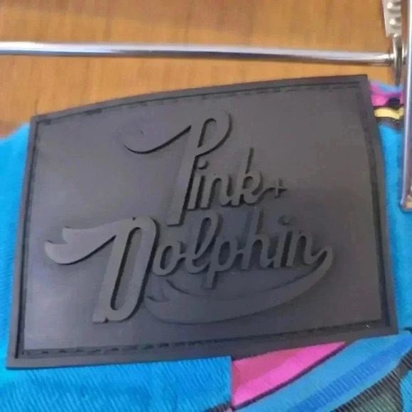 Pink Dolphin Blue Sailboat Cotton Shorts Men's Size 36 - Picture 3 of 9